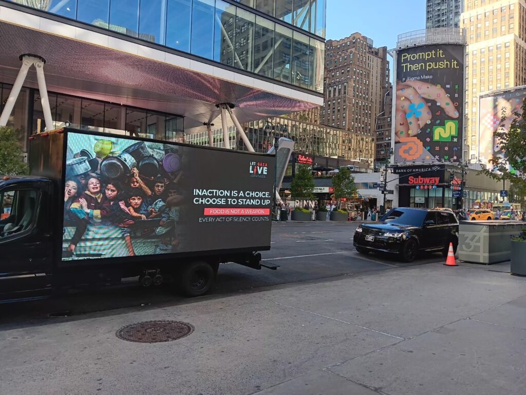 Let Gaza Live Media Truck NYC